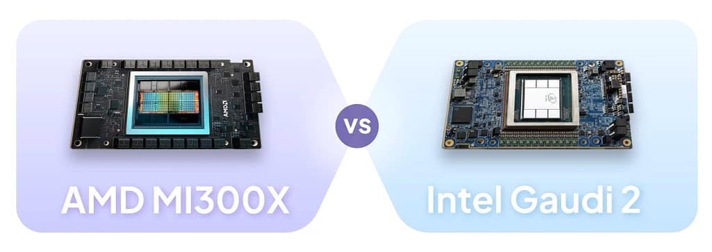 AMD MI300X vs Intel Gaudi 2